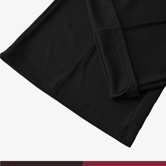 Women's Ruched Tank Top & Drawstring
Waist Pants Ribbed Set - Picture 8 of 8